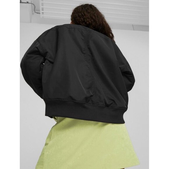 Vintage retro puma bomber varsity black jacket - Picture 7 of 13